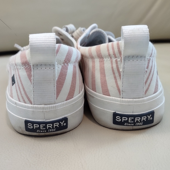 Sperry Women's Seacycle Crest Vibe Striped Rose Sneaker Size 9.5 - Picture 5 of 9